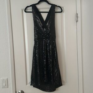 Tobi - Black Sequin Dress